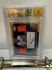 2022 Panini One Formula One Autographs Gold #353 Russel Wilson /3