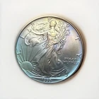 Beautiful Toned - 1993 American Silver Eagle 1 Troy Oz .999 Fine Silver