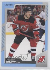 2020-21 O-Pee-Chee Blue Border Jesper Bratt #212 0c3