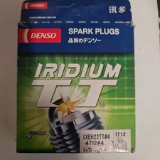 Image of Spark Plugs Set 4x IXEH22TT Denso 4712 Iridium TT 22401EW61C P51R18110