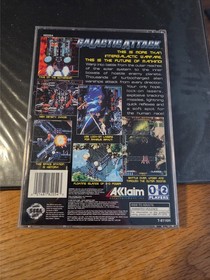 Galactic Attack (Sega Saturn, 1995) CIB Complete in Box with Manual Tested