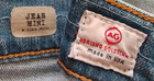 AG ADRIANO GOLDSCHMIED Med-Light Wash DISTRESSED Denim JEAN MINI Skirt Sz 31 — photo 5