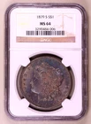 1879-S *Toned* Morgan Dollar NGC MS64 ***RARE ORIGNAL CHOICE TONED COIN***