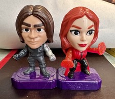 McDonald's Happy Meal Toys 2020 Marvel Hero Figures Scarlet Witch Winter Soldier
