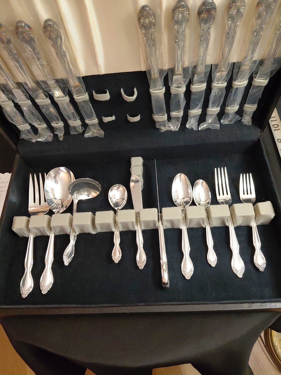 【WM. ROGERS】 ディナーセット 31本 Lady Densmore Wm Rogers Reinforced Plate Silver AA IS Lady Densmore Pat. 66