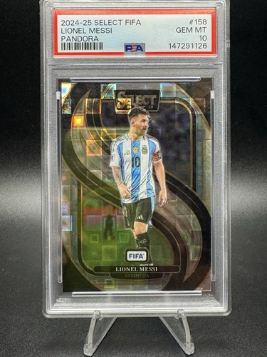 2024-25 Select Fifa - Mezzanine - Lionel Messi #158 Pandora - PSA 10 (pop. 12)