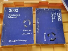 2 Pcs 2002 Ford Ranger Truck Workshop 2 Wiring Factory Repair Manuals Oem Set 2 Pcs 2002 Ford Ranger Truck Workshop 2 Wiring Factory Repair Manuals Oem Set