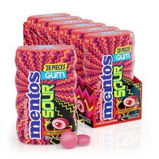 SOUR Sugar-Free Chewing Gum with Xylitol, Sour Strawberry Flavored, 28 Piece ...