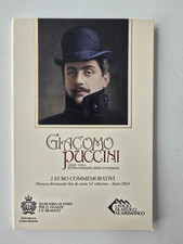 2 Euro Coin San Marino 2014 ++ Giacomo Puccini ++ Coincard