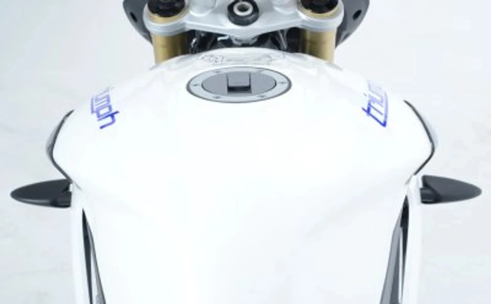 PROTECTOR DEPÓSITO R&G PARA TRIUMPH STREET TRIPLE 675 RX 2015 > 2016 PAR CARBONO BRILLANTE Foto 4 de 4