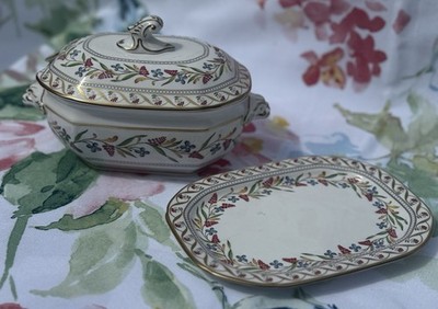 Spode Cabinet Collection Sheraton 67 Terrine mit Deckel & Unterteller Vintage