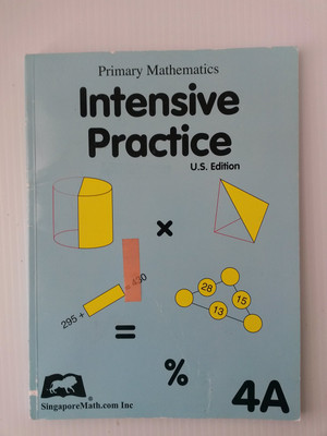 Primary Math Intensive Practice U.S. Edition 4A - paperback Jennifer Hoerst