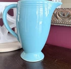 Vintage FIESTA Pitcher Turquoise Blue Vintage Fiestaware USA Homer Laughlin