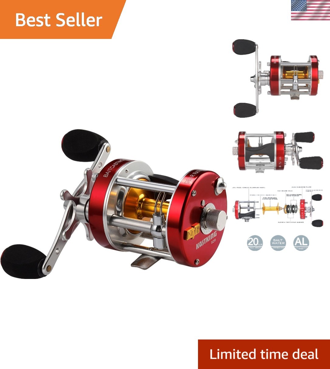 Rover Round Baitcasting Fishing Reel 60 Right Hand - Ultimat
