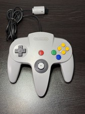 Nintendo Gray Controller For Nintendo 64 - For Parts - Loose Joystick