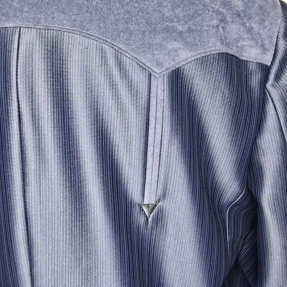 Traje Circle S Western Para Hombre 2 Piezas Azul Medianoche Vaquero 46 Pantalones Largos 40" x 30" Foto 4 de 4