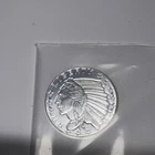 1/10 oz .999 Fine Silver Round Golden State Mint - Incuse Indian