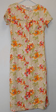 Vtg y2k Liz womens size 12 maxi dress long Hawaiian floral Coastal travel beach