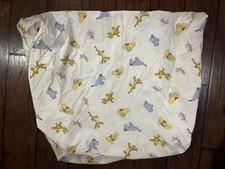 Vintage Winnie The Pooh Fitted Crib Sheet