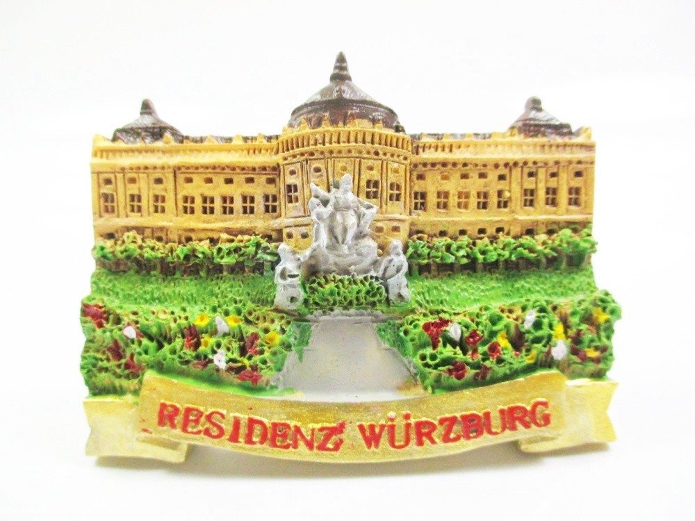 Residence Würzburg magnet poly 7 cm souvenir Germany Bavaria castle