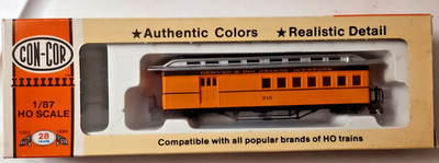 HO scale  Con-Cor oldie Rio Grande Passenger combine car  no 215