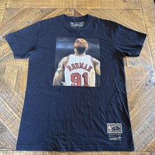 Mitchell & Ness Dennis Rodman Chicago Bulls Graphic TShirt Hardwood Classics NBA
