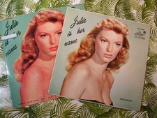 Julie London 2 LP  Lot   - Julie is Her Name Cheesecake   Ships FREE