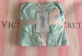 Victoria&rsquo;s Secret Soft Modal Pajama Set 2 Piece Pants Top Misty Sea Blue Size S