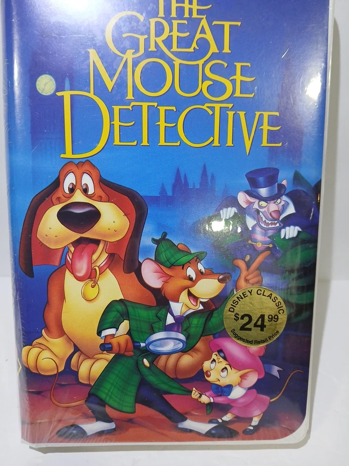 The Great Mouse Detective VHS Walt Disney Classic Sealed 1986 Animated Movie - Image 4 of 4