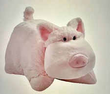 Pillow Pets Wiggly Pig 18 Inch Stuffed Animal Plush Toy Pink Pillow Buddy