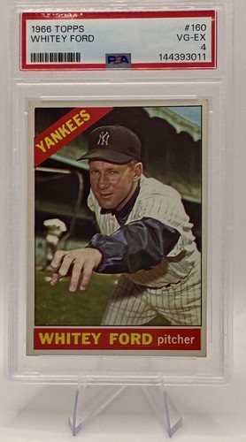 1966 Topps Whitey Ford #160 card