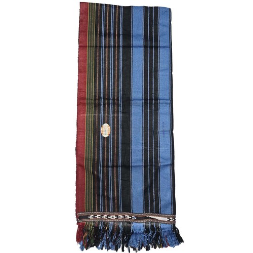 Habirah Yéménite Châle Bordeaux Bleu Vert Noir Multicolore - Photo 1 sur 1