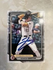 Konnor Griffin auto signed first Bowman