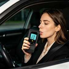 Digital Alcohol Tester, Portable Breathalyser, Personal Breath Alcohol Tester