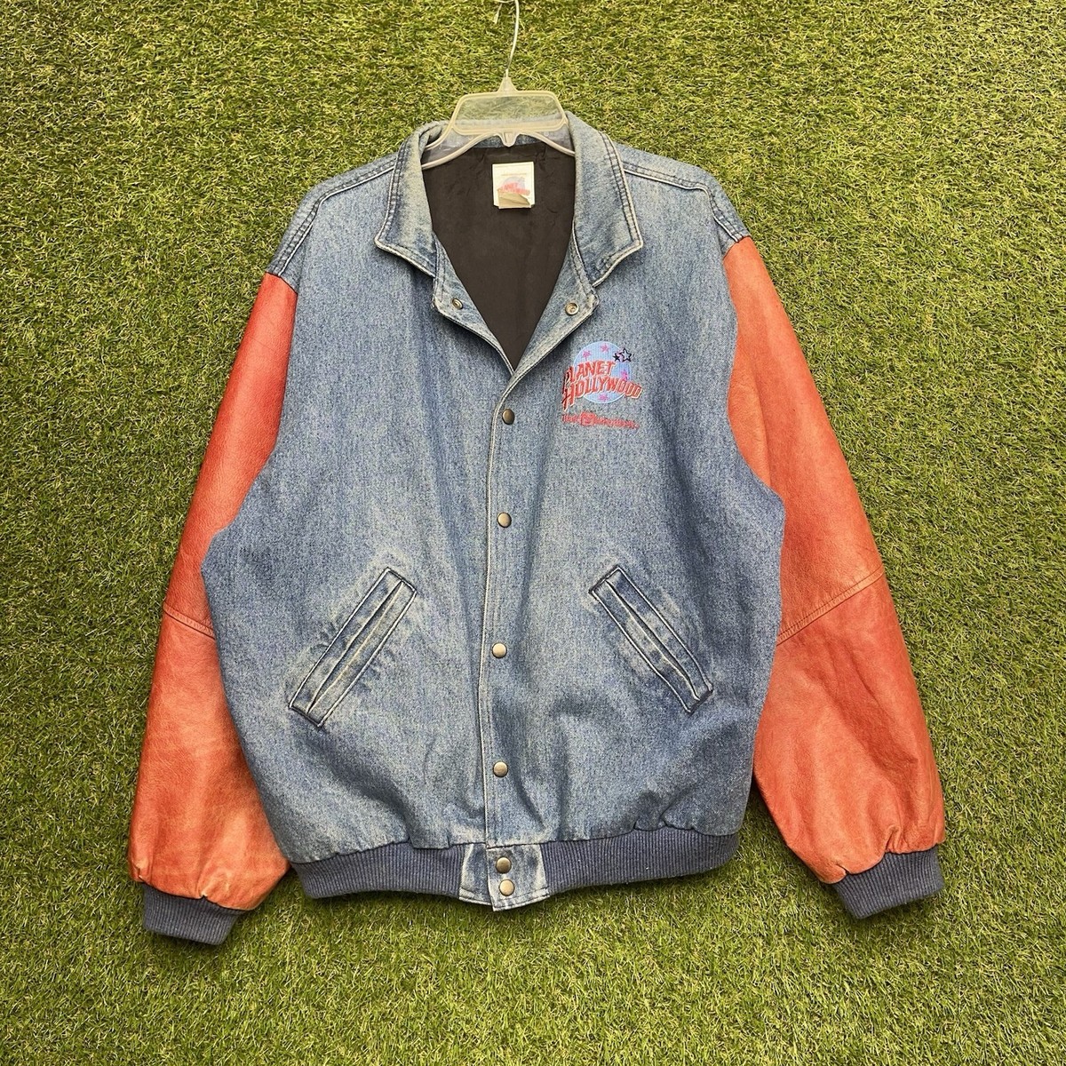 Planet Hollywood Jacket Mens XL Walt Disney World Letterman USA 