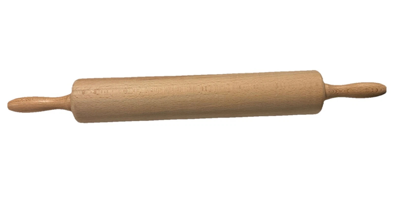12” Beechwood Rolling Pin, 2” Diameter with Nylon Bearings