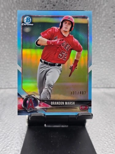 Brandon Marsh 2018 Bowman Brandon Marsh Blue