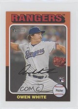 2024 Topps Heritage Mini Rookies Owen White #168 0c4
