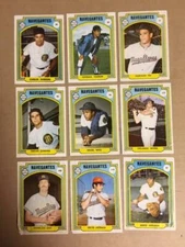 1972 Venezuelan Winter League Sticker Lot(9)Navegantes  Team Group