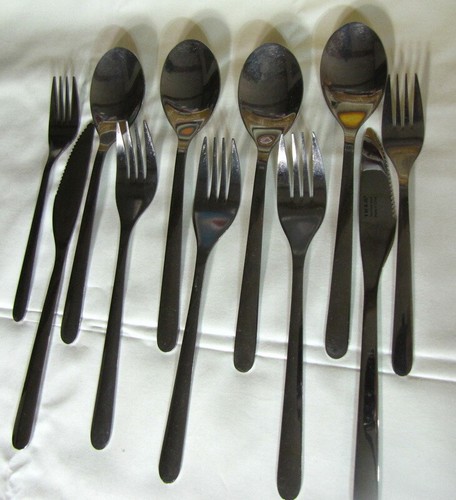 48 pcs Ikea FORNUFT Stainless Steel Flatware - Picture 2 of 8