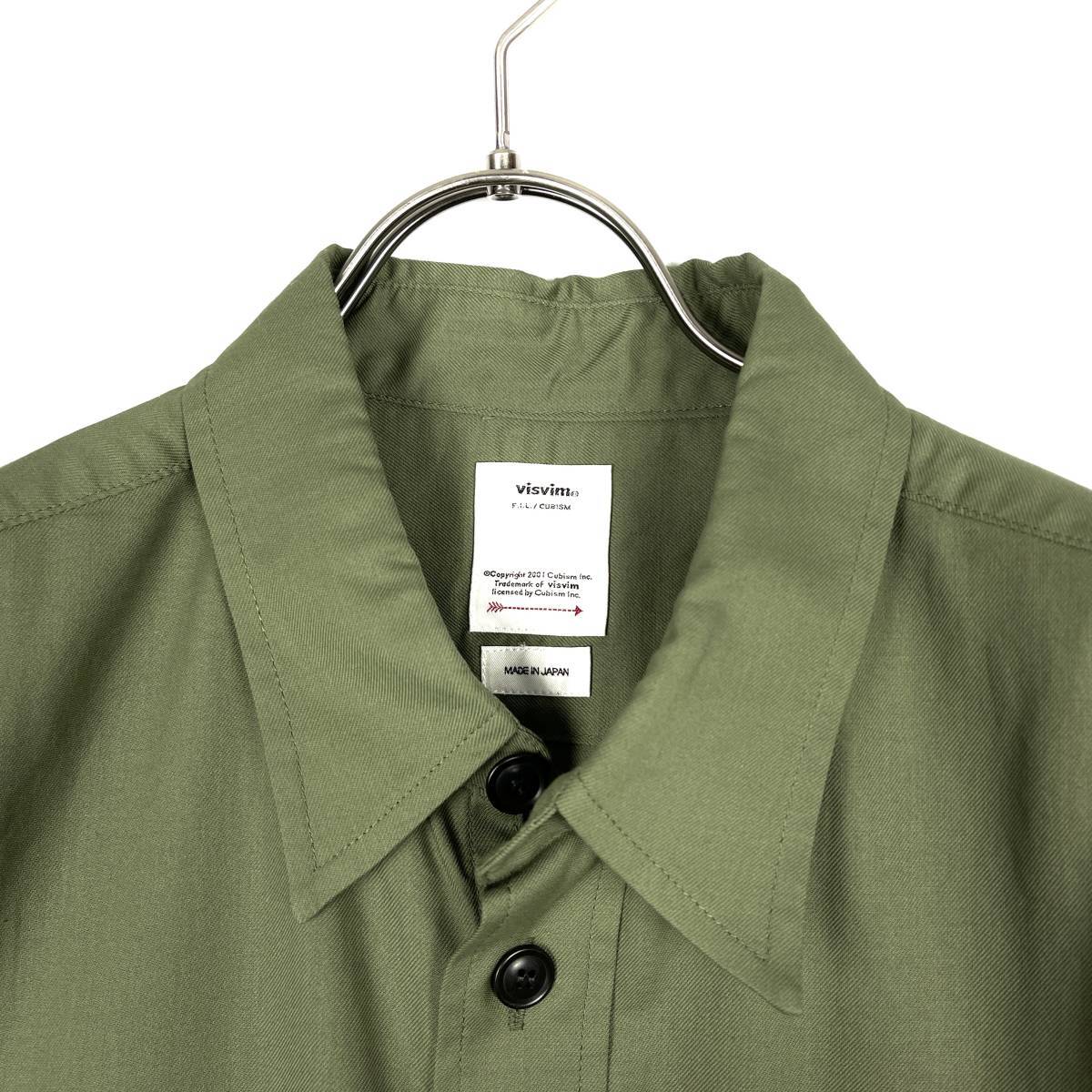 VISVIM USM ALBACORE SHIRT L/S COLLAGE 19SS (khaki) Size 3 from  