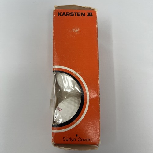 New - Original Ping - Karsten III - Golf Balls - 1 Sleeve of 3 - Rare NOS - Picture 2 of 7