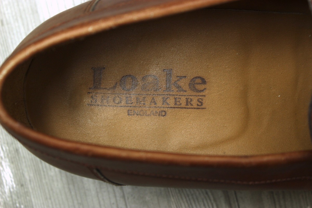 Loake ブラウン ペニーローファー Loake 1880 Imperial Penny Loafer Dark Brown at CareOfCarl.com