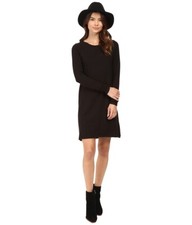 NEW ONLY Cora L/S Dress Sweater Dress Black Women Ladies S Small NEW NWT 63AC