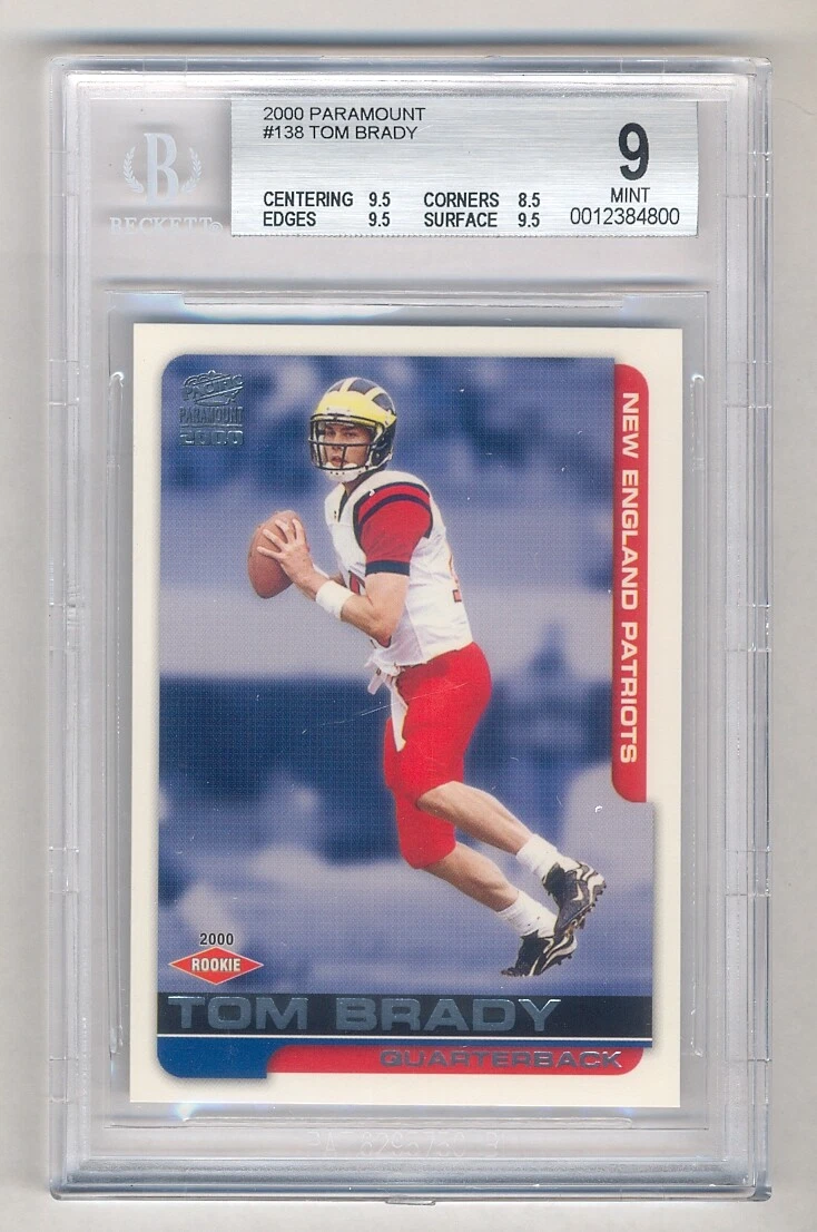 2000 Pacific Paramount Tom Brady #138 for sale | eBay
