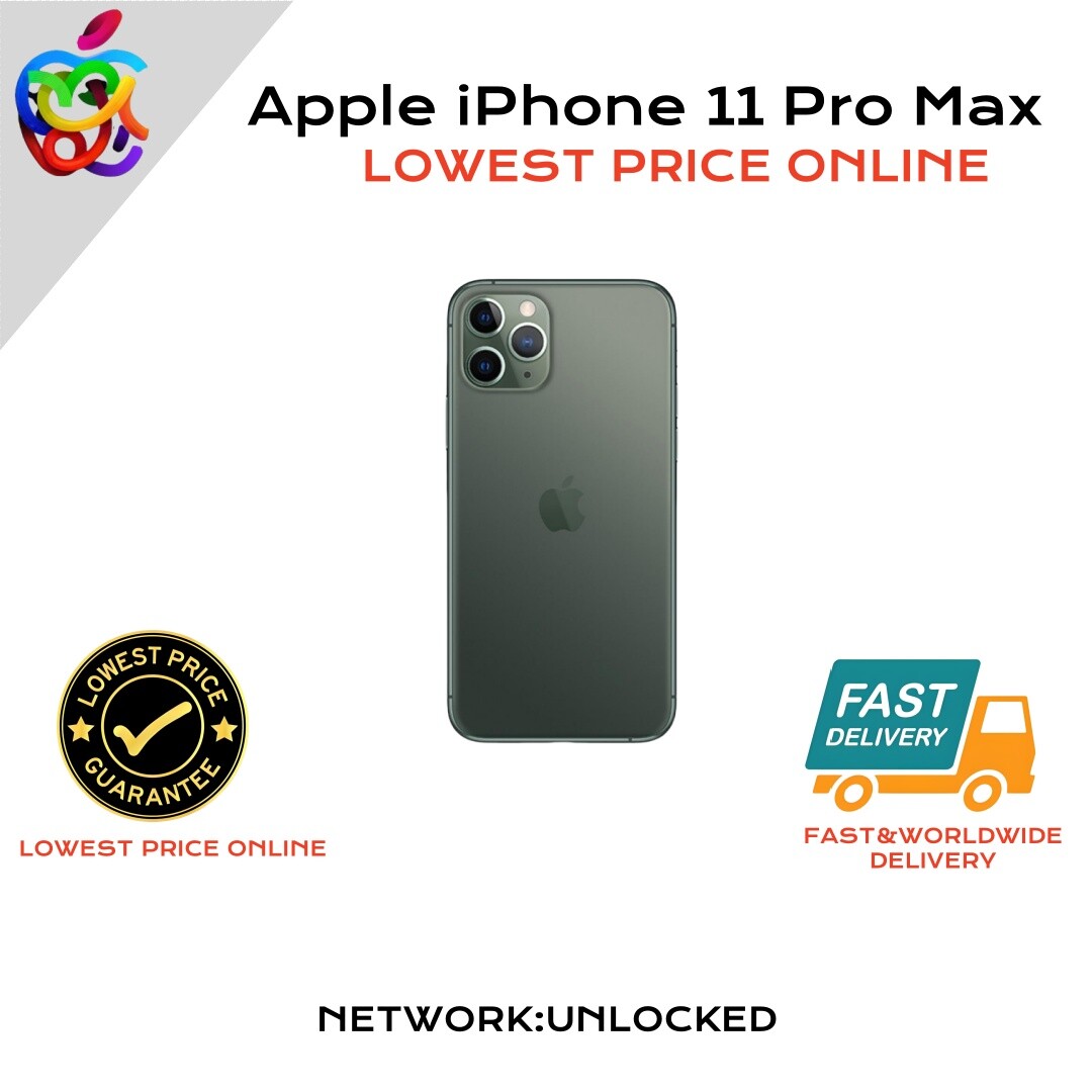 【Spot Sale】Apple iPhone 11 Pro Max-64GB-All Colors Unlocked Smartphone-Good $mr