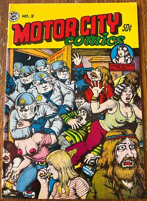 MOTOR CITY COMICS 2 1969 Crumb 3rd edition NM-
