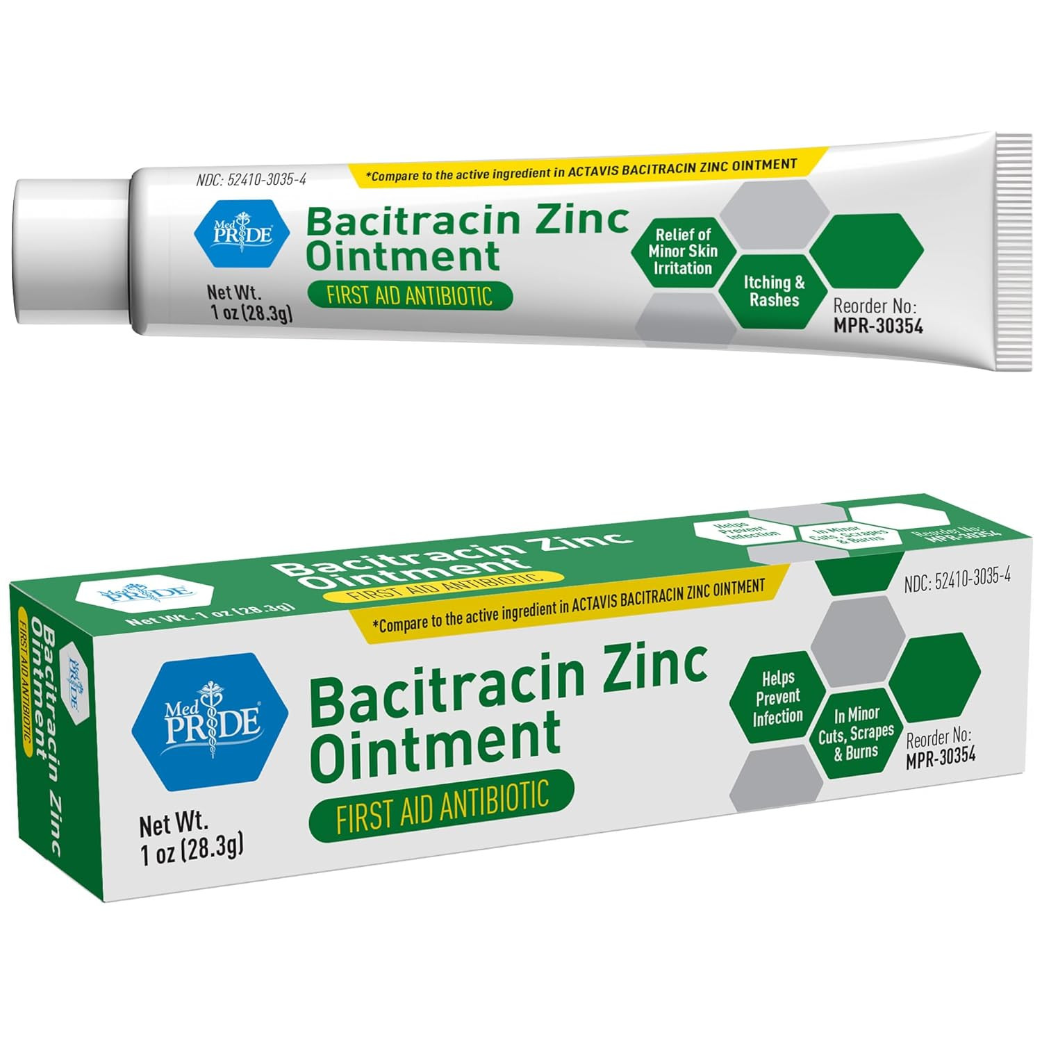 Bacitracin Zinc Ointment| Essential Antibiotic First-Aid Supplies for Home| Reli