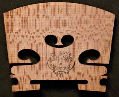 New Genuine Aubert '' DE LUXE'' Viola Bridge (48 mm/50mm) Size, US Seller!