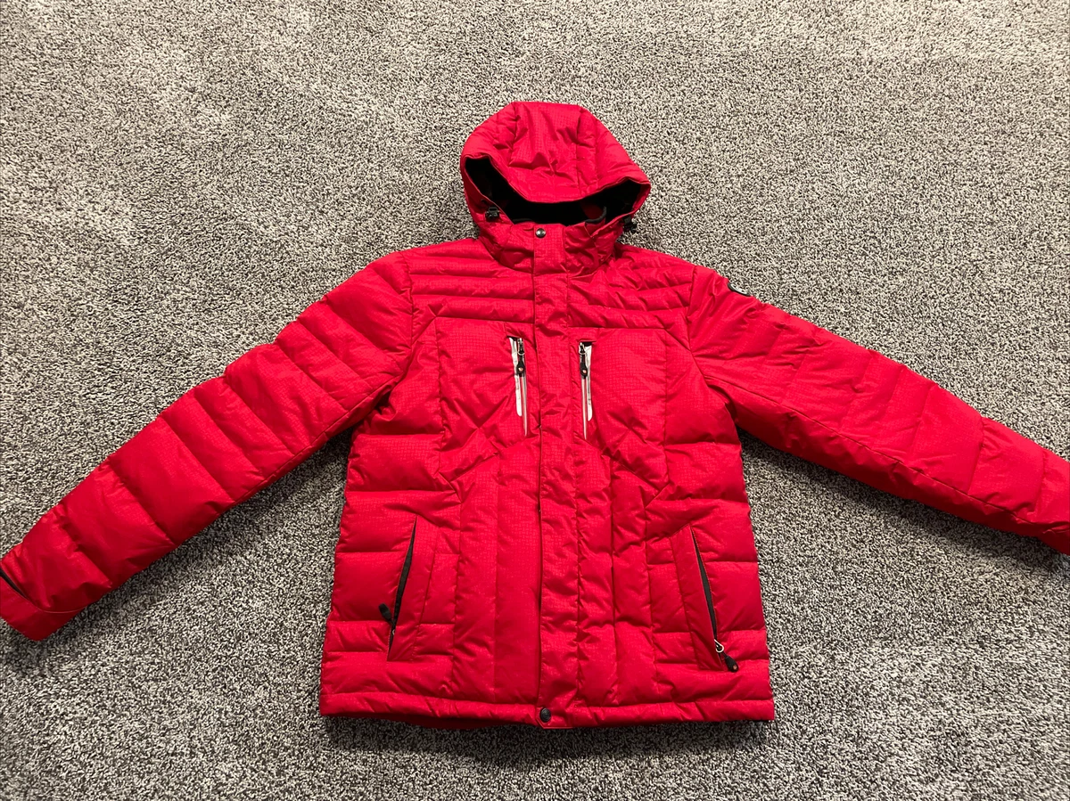 Killtec Level 10 Men\'s Large Ski Jacket Down Red Water Resistant | eBay